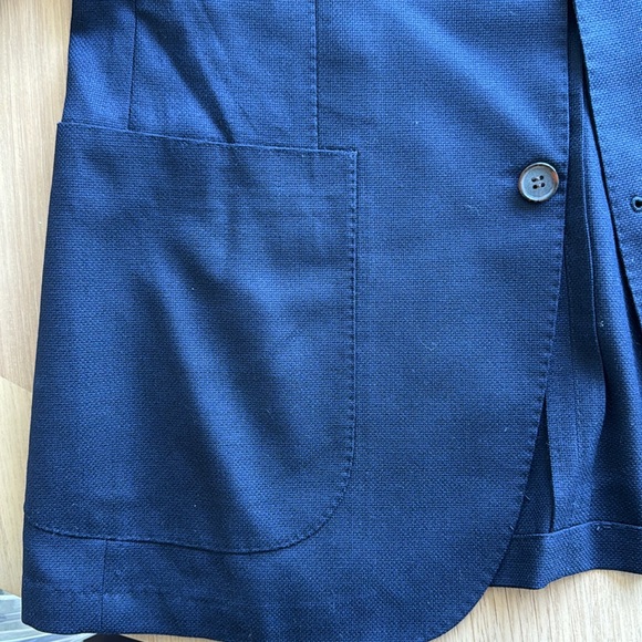 SuitSupply Navy all season sport jacket blazer size 52 / 42 - Picture 3 of 9